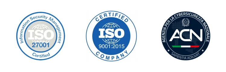 ISO 27001, ISO 9001:2015, ACN.
SAAS (Software As A Service) 